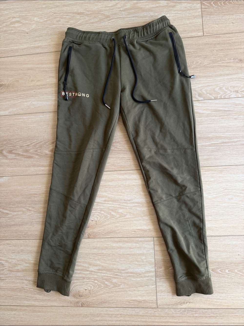 Olive Green Men's Jogger Sweatpants